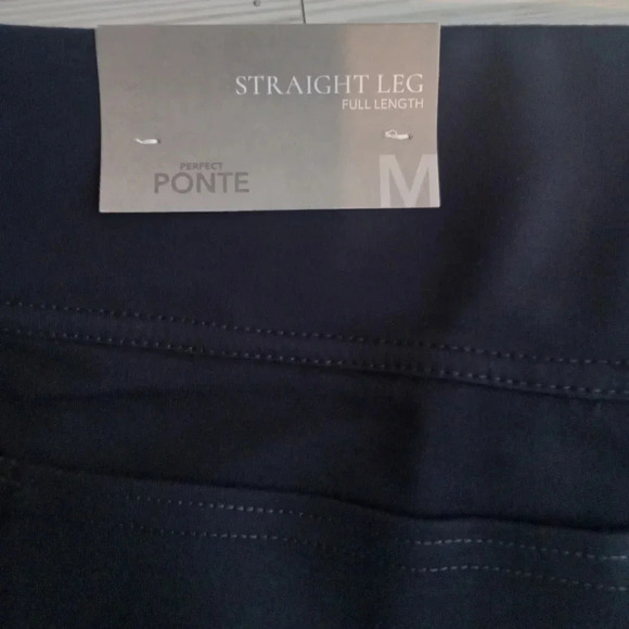 Soft surroundings the perfect Ponte straight leg pants full length size Medium w - Picture 6 of 8